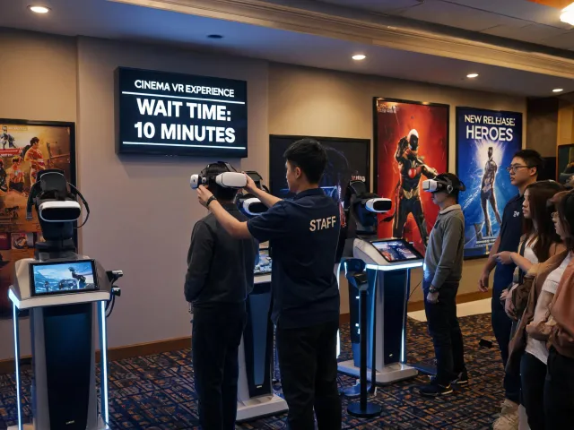 Cinema lobby VR attraction